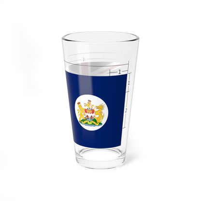 Flag of Hong Kong 1959 Construction (China) Pint Glass 16oz