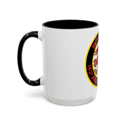 R.I.A.N.G. 143rd Airlift Sq (U.S. Air Force) Accent Coffee Mug