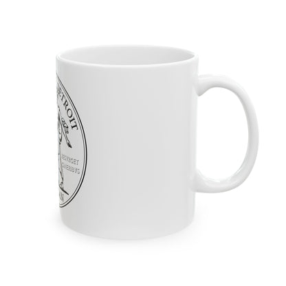 Seal of Detroit - White Coffee Mug
