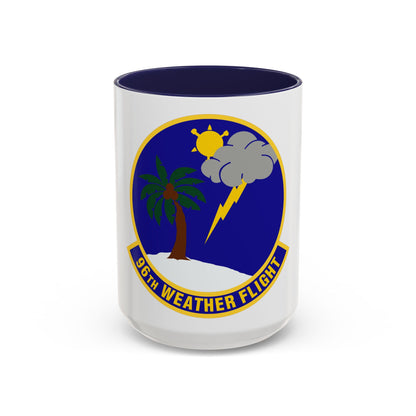 96th Weather Flight (U.S. Air Force) Accent Coffee Mug