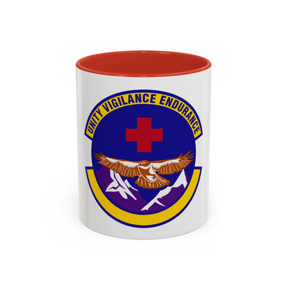 17 Operational Medical Readiness Squadron AETC (U.S. Air Force) Accent Coffee Mug