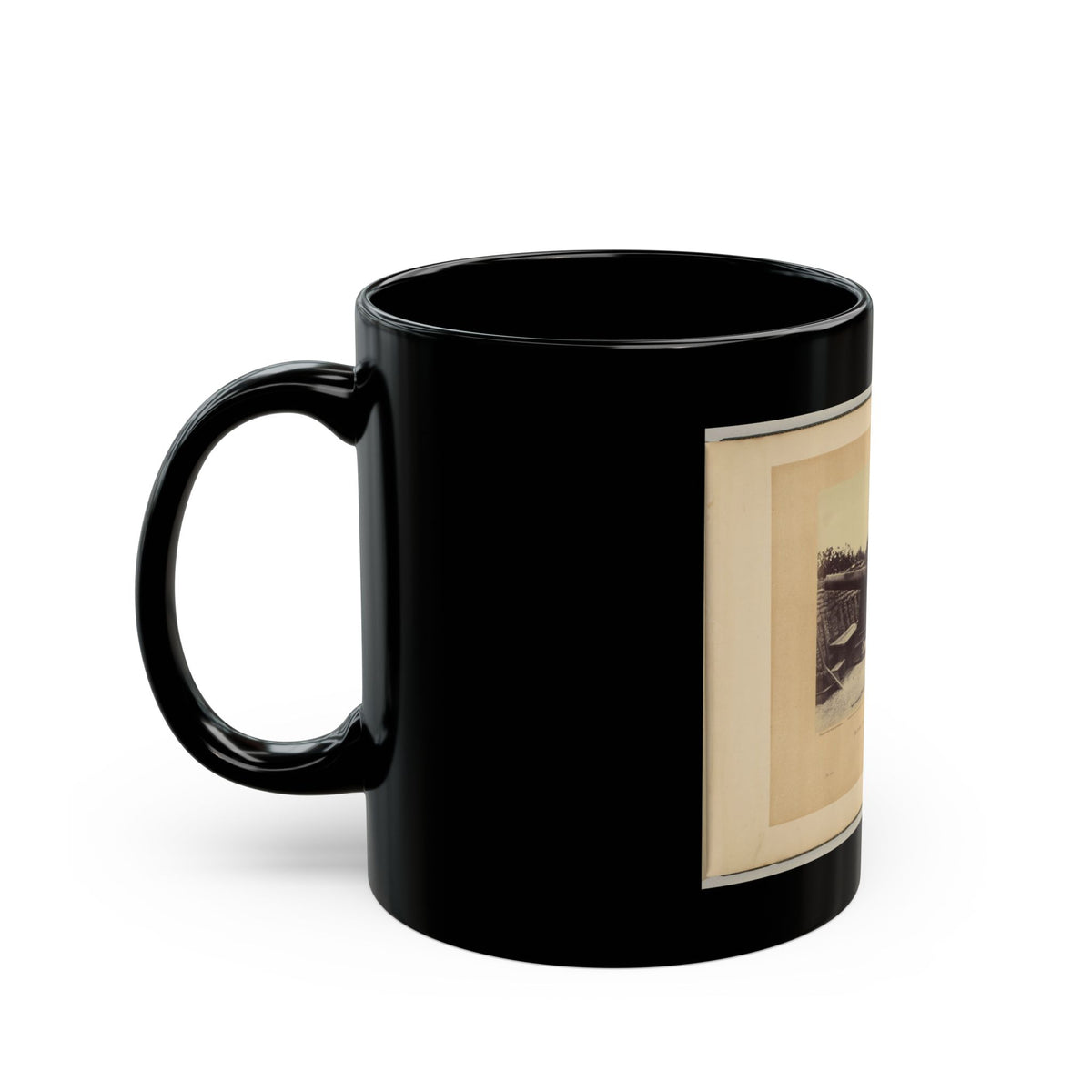 Battery No. 1, Near Yorktown, Virginia(2) (U.S. Civil War) Black Coffee Mug