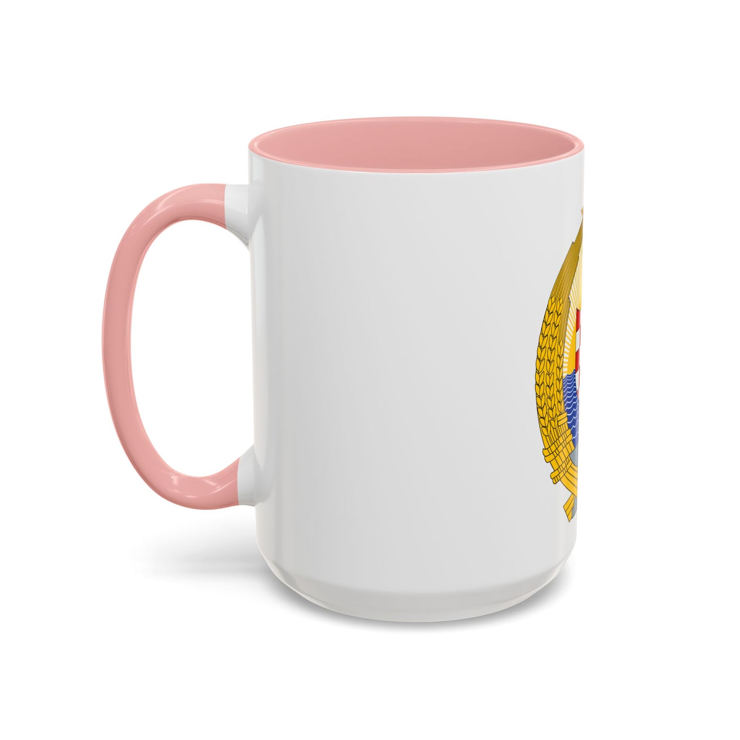 Coat of Arms of the Socialist Republic of Croatia - Accent Coffee Mug