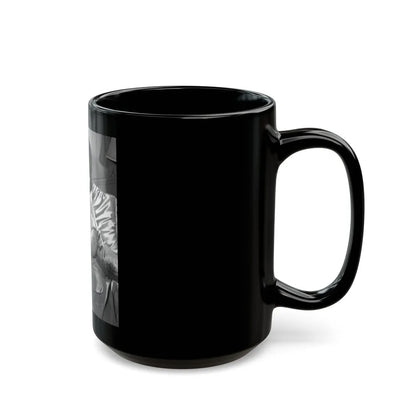 Francine York #14 (Vintage Female Icon) Black Coffee Mug-Go Mug Yourself