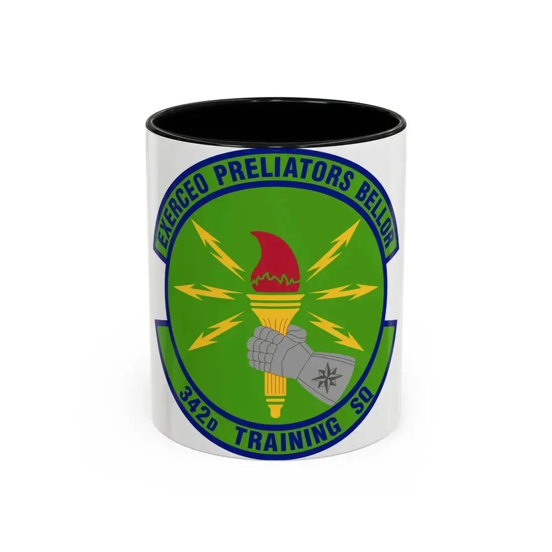 342d Training Squadron (U.S. Air Force) Accent Coffee Mug 11oz Black - Go Mug Yourself