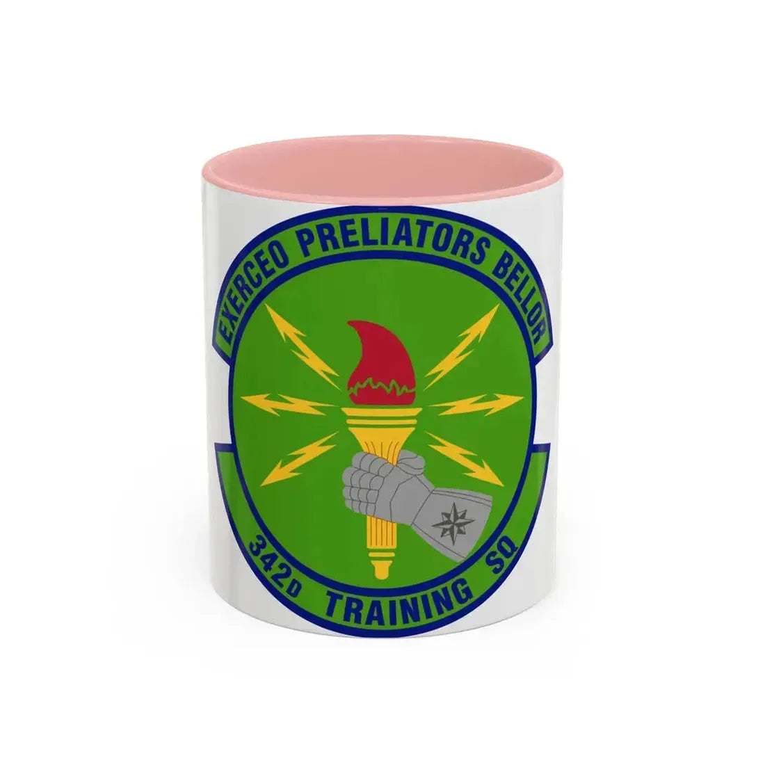 342d Training Squadron (U.S. Air Force) Accent Coffee Mug 11oz Pink - Go Mug Yourself