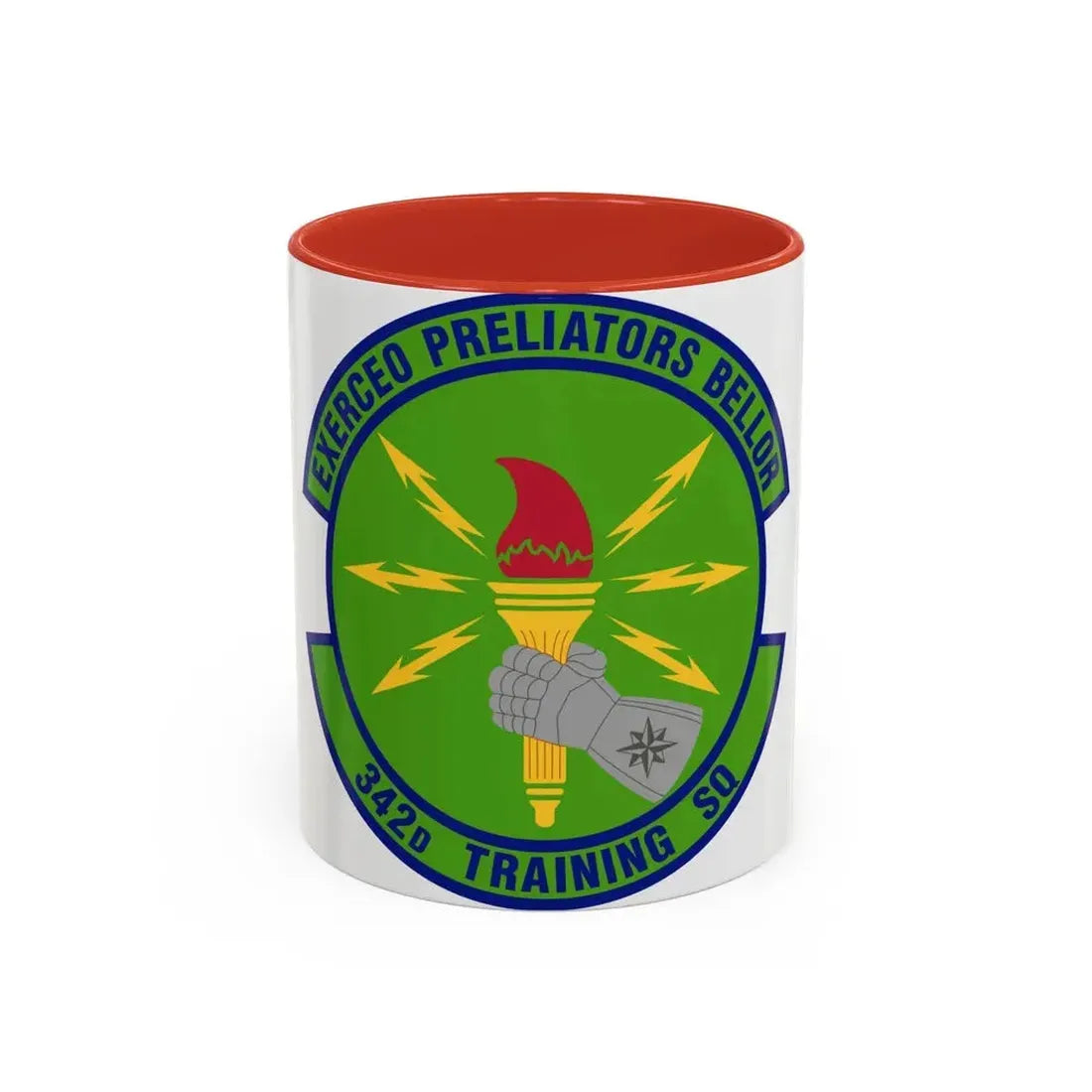 342d Training Squadron (U.S. Air Force) Accent Coffee Mug 11oz Red - Go Mug Yourself