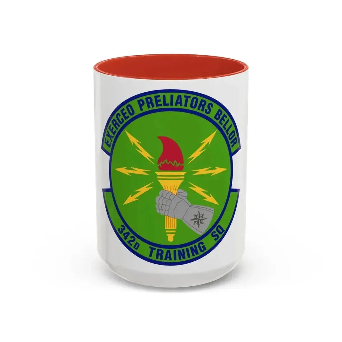 342d Training Squadron (U.S. Air Force) Accent Coffee Mug 15oz Red - Go Mug Yourself