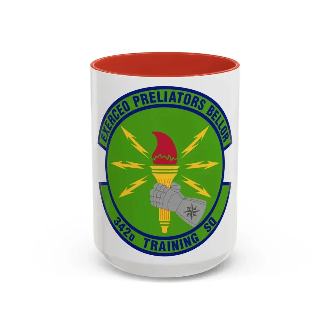 342d Training Squadron (U.S. Air Force) Accent Coffee Mug 15oz Red - Go Mug Yourself