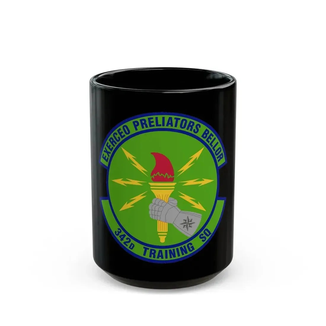 342d Training Squadron (U.S. Air Force) Black Coffee Mug 15oz - Go Mug Yourself