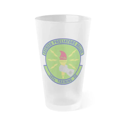 342d Training Squadron (U.S. Air Force) Frosted Pint Glass 16oz 16oz Frosted - Go Mug Yourself