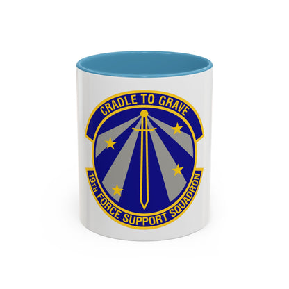 19th Force Support Squadron (U.S. Air Force) Accent Coffee Mug