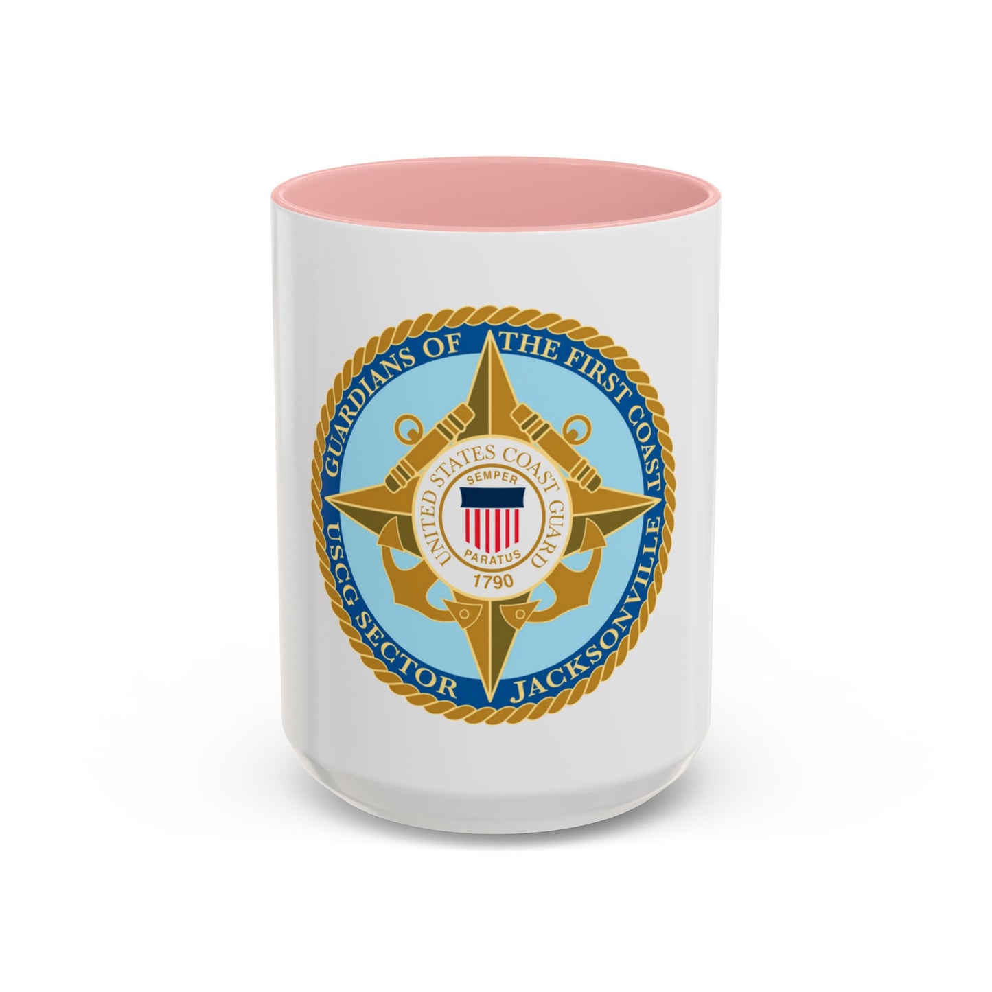 USCG Sector Jacksonville Guardians of the first coast (U.S. Coast Guard) Accent Coffee Mug