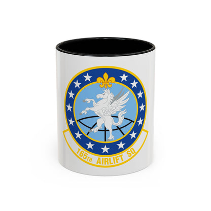 165 Airlift Squadron (U.S. Air Force) Accent Coffee Mug