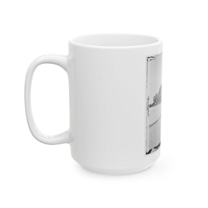 Charleston, S.C. Fort Sumter, From The Sand-Bar (U.S. Civil War) White Coffee Mug