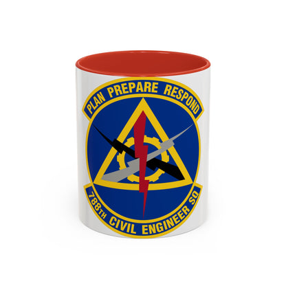 788 Civil Engineer Squadron AFMC (U.S. Air Force) Accent Coffee Mug