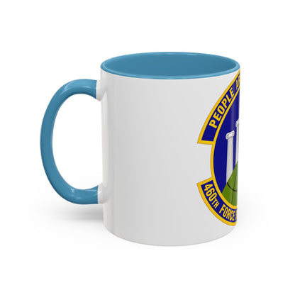 460 Force Support Squadron AFSPC (U.S. Air Force) Accent Coffee Mug