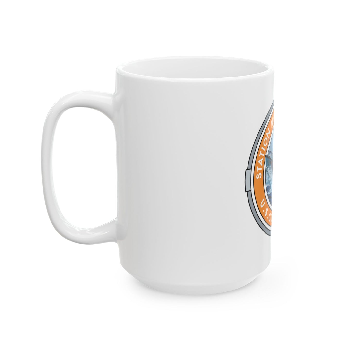 USCG Station Manasquan Inlet (U.S. Coast Guard) White Coffee Mug