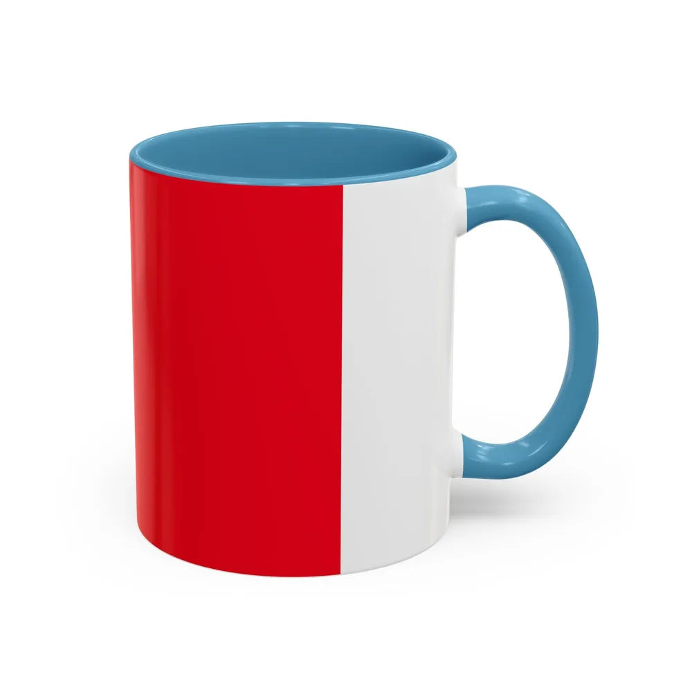 Flag of Bergamo Italy - Accent Coffee Mug-Go Mug Yourself