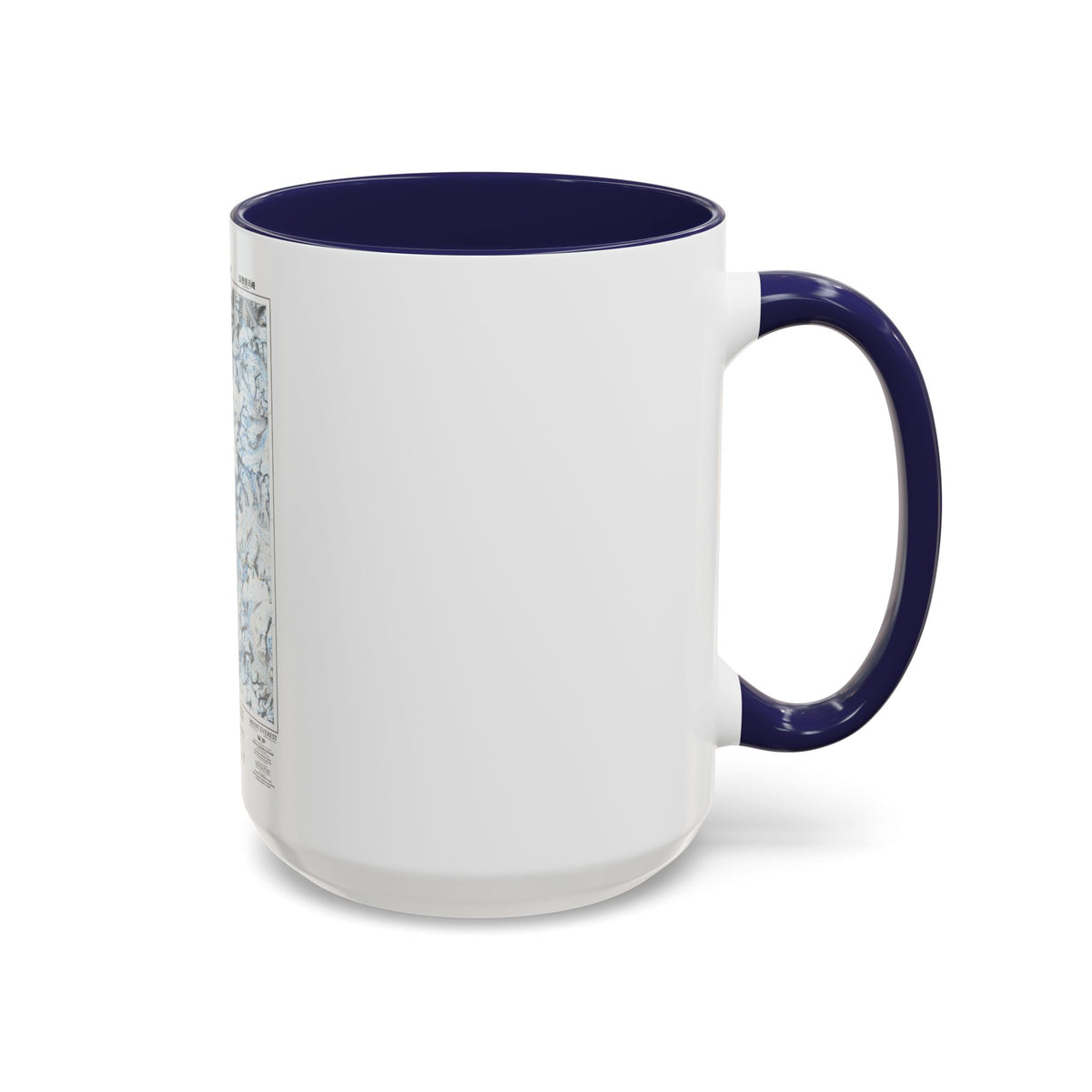 Mount Everest (1988) (Map) Accent Coffee Mug