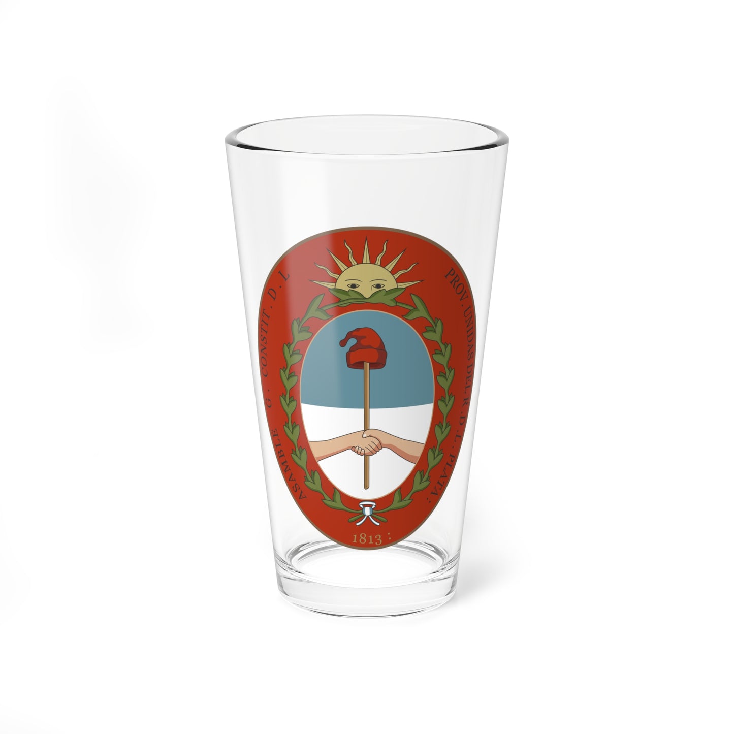 Seal of the United Provinces of the Rio de la Plata - Pint Glass 16oz