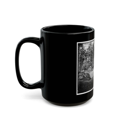 Rappahannock Station, Va. Canvas Pontoon Boat, 50th New York Engineers (U.S. Civil War) Black Coffee Mug