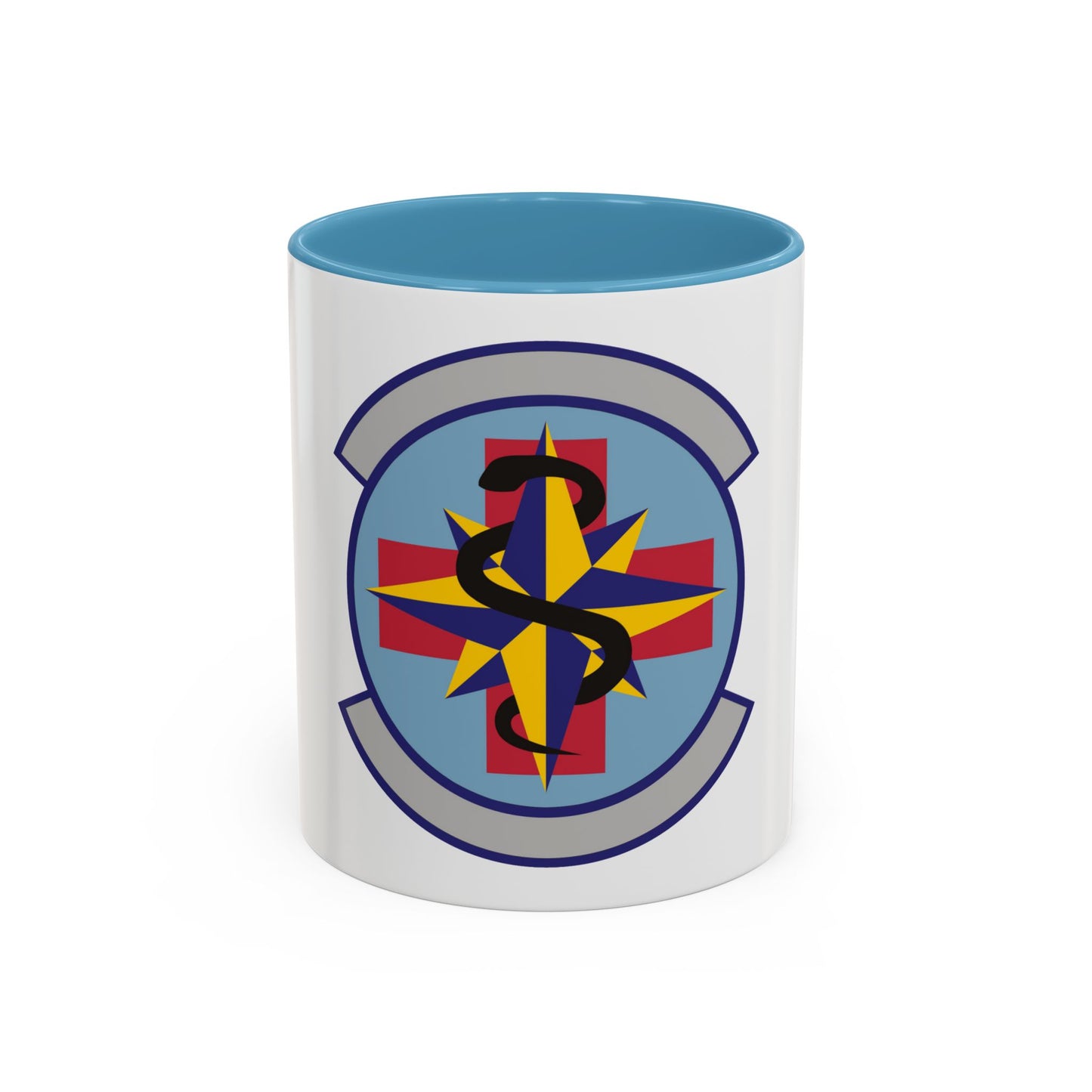 6 Healthcare Operations Squadron AMC (U.S. Air Force) Accent Coffee Mug