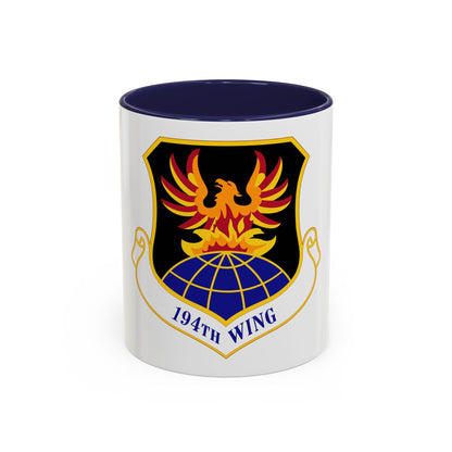 194th Wing (U.S. Air Force) Accent Coffee Mug