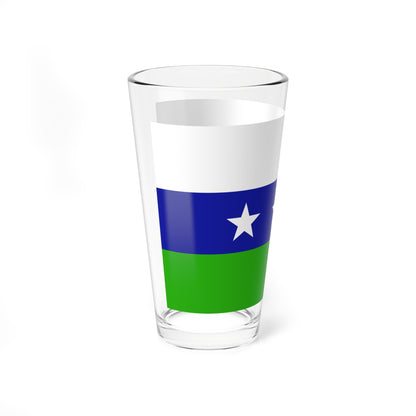Bandera del Municipio Padre Noguera (Venezuela) Pint Glass 16oz