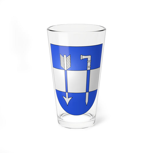 Vernate-coat of arms (Switzerland) (Coat of Arms) Pint Glass 16oz