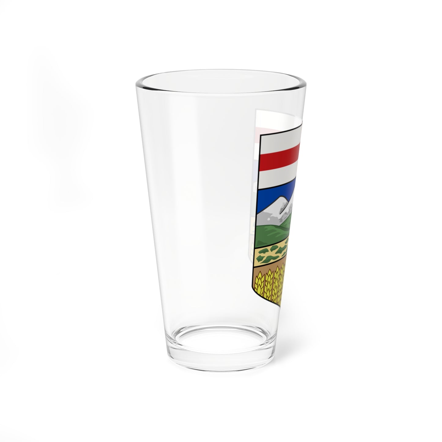 Shield of Alberta (Canada) (Coat of Arms) Pint Glass 16oz