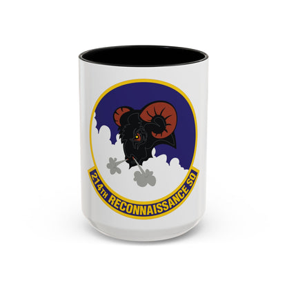 214th Reconnaissance Squadron (U.S. Air Force) Accent Coffee Mug
