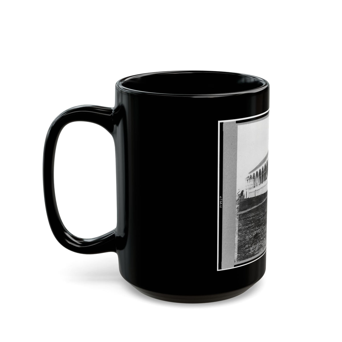 Club House Race Course, Where Federal Officers Were Confined, Charleston, S.C., April 1865 (U.S. Civil War) Black Coffee Mug
