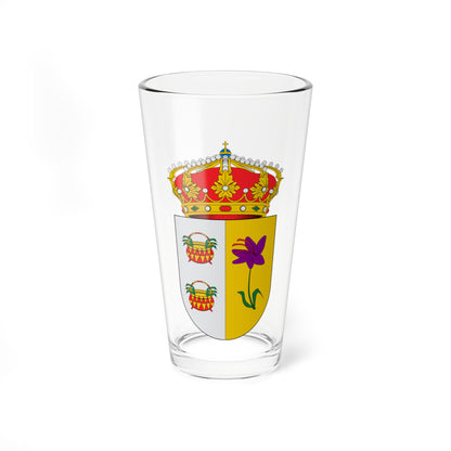 Escudo de Alatoz (Spain) (Coat of Arms) Pint Glass 16oz