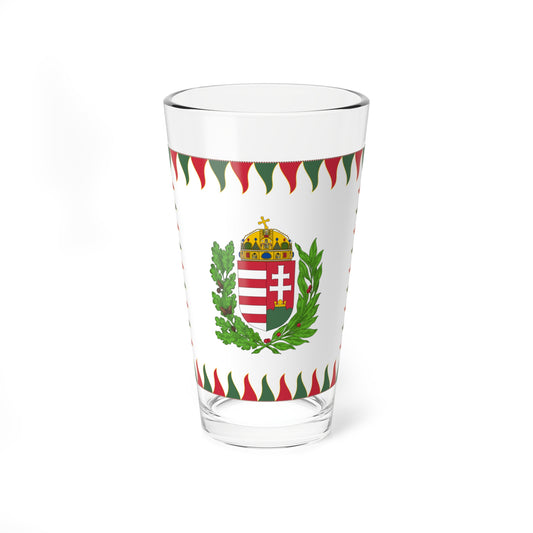 War Flag of Hungary (Hungary) Pint Glass 16oz