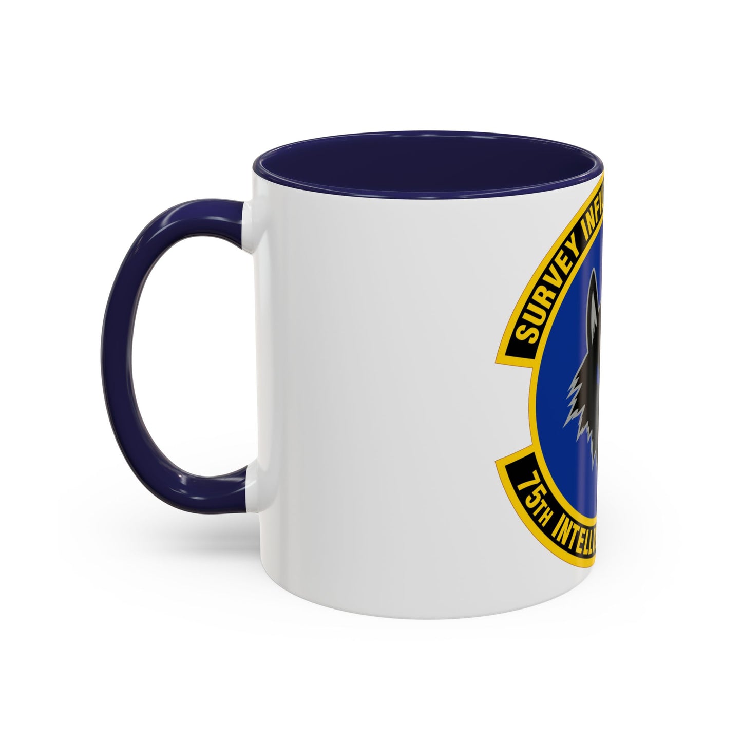 75 Intelligence Squadron ACC (U.S. Air Force) Accent Coffee Mug