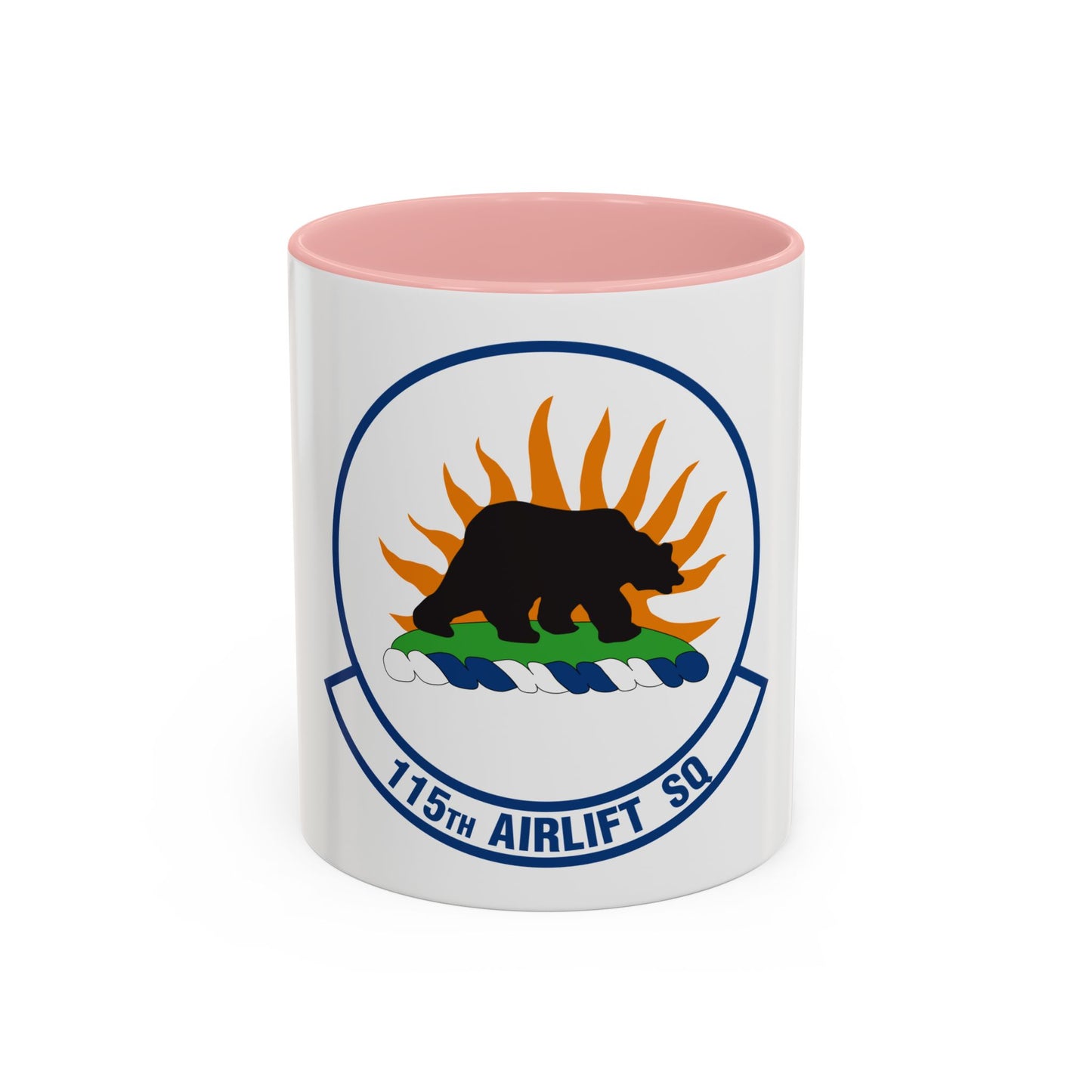 115 Airlift Squadron (U.S. Air Force) Accent Coffee Mug