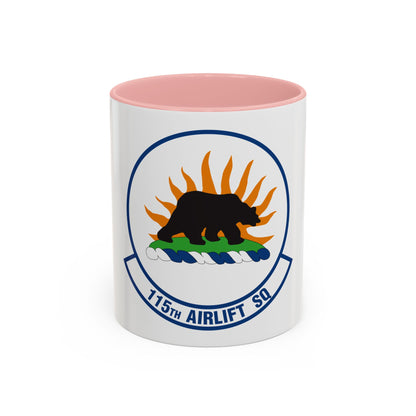 115 Airlift Squadron (U.S. Air Force) Accent Coffee Mug