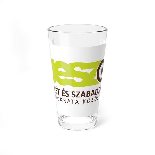 Flag of the Democratic Community of Welfare and Freedom (Hungary) Pint Glass 16oz