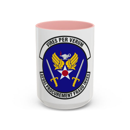 AFOSI Office of Procurement Fraud Investigations (U.S. Air Force) Accent Coffee Mug