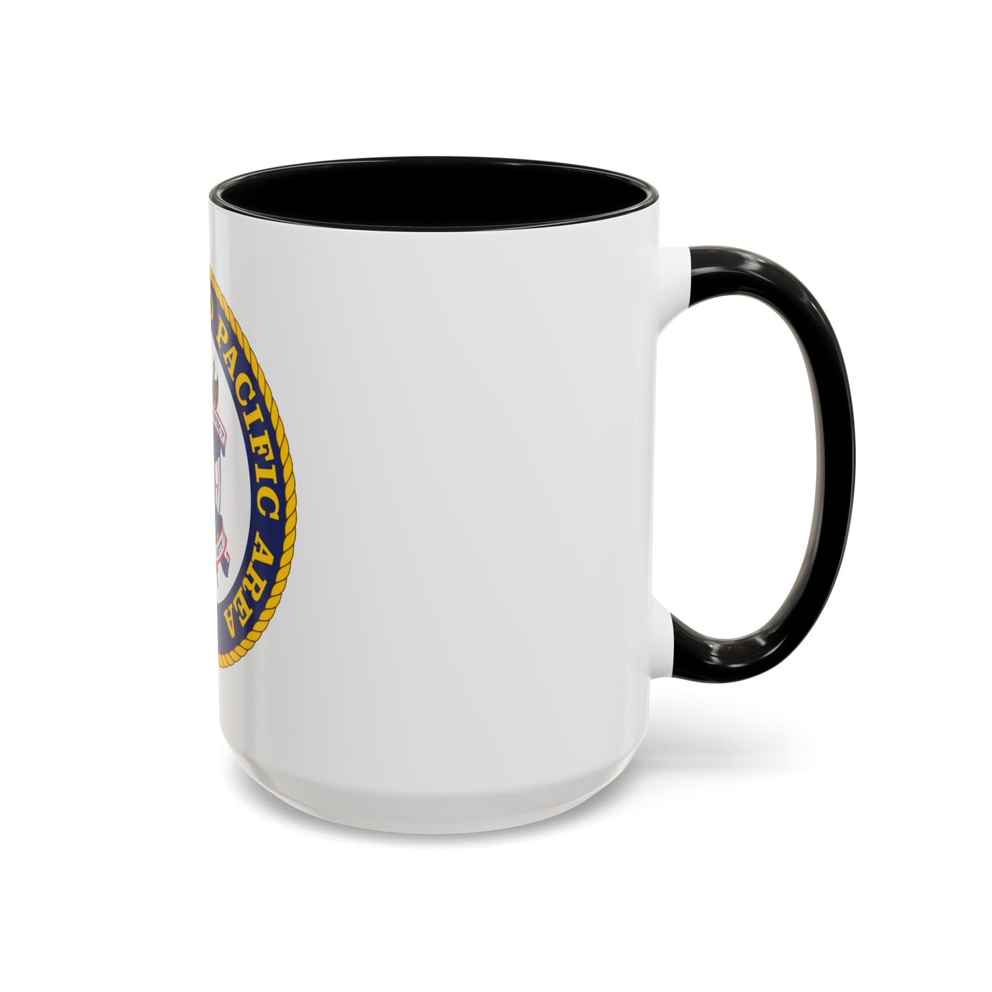USCG Pacific Area (U.S. Coast Guard) Accent Coffee Mug