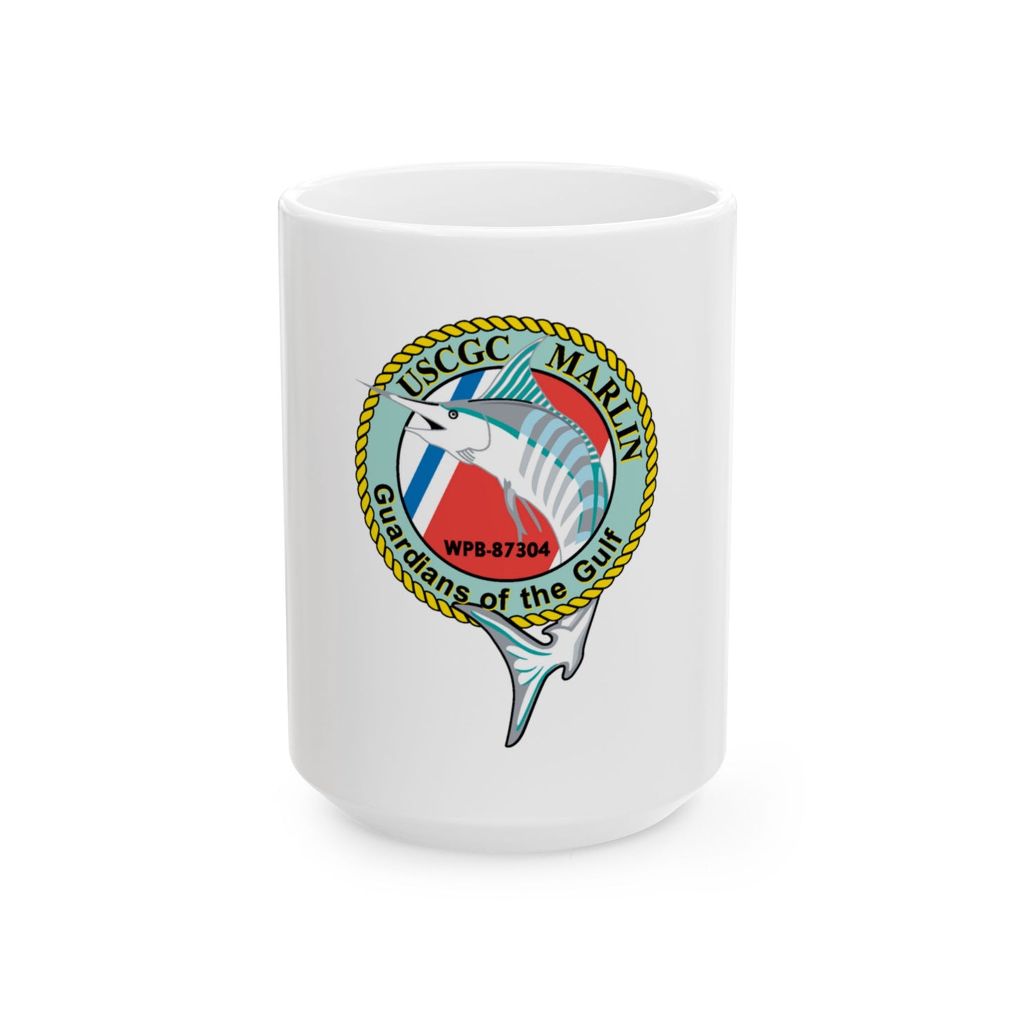 USCG Marlin WPB 87304 (U.S. Coast Guard) White Coffee Mug