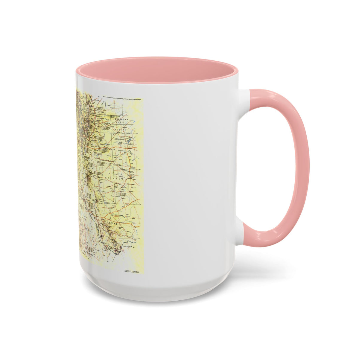 USA - Southwest 1 (1982) (Map) Accent Coffee Mug