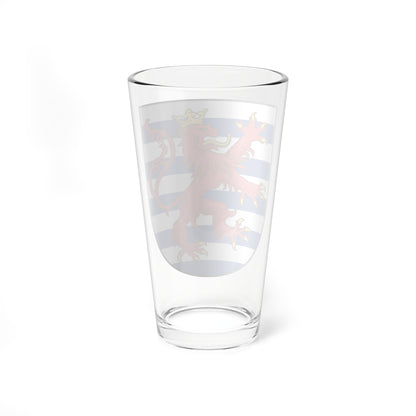 EU Member States CoA Series- Luxembourg (Luxembourg) (Coat of Arms) Pint Glass 16oz