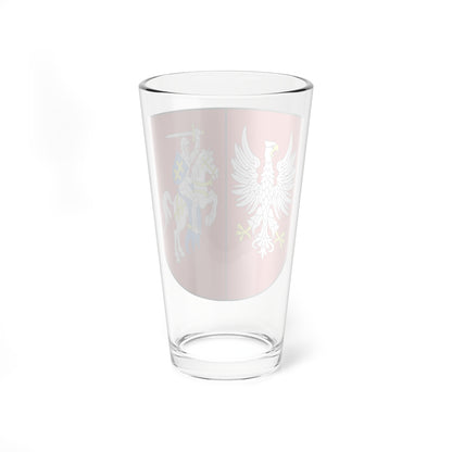 POL województwo podlaskie IRP COA alt (Belarus) (Coat of Arms) Pint Glass 16oz