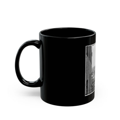 Richmond, Va. Ruins Of Richmond & Petersburg Railroad Bridge (U.S. Civil War) Black Coffee Mug