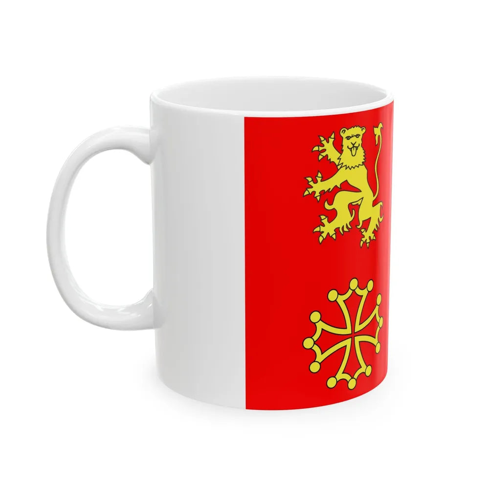 Flag of Tarn et Garonne France - White Coffee Mug-Go Mug Yourself