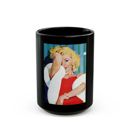 Bring Back the Bride, The Saturday Evening Post, 7 september 1957 - Black Coffee Mug-15oz-Go Mug Yourself