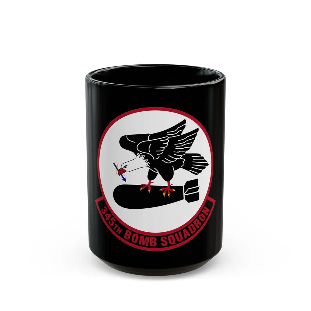 345 Bomb Squadron AFRC (U.S. Air Force) Black Coffee Mug-15oz-Go Mug Yourself