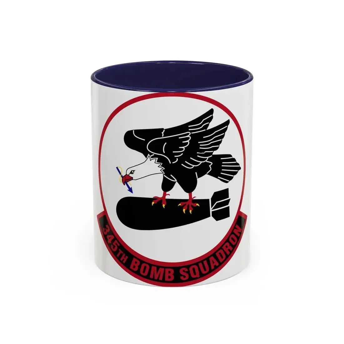 345 Bomb Squadron AFRC (U.S. Air Force) Accent Coffee Mug 11oz Navy - Go Mug Yourself